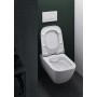 Geberit Smyle Square WC suspendu à chasse d'eau encastrée - vue technique
