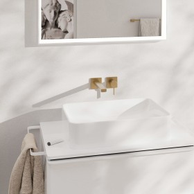 Rubinetto da incasso per lavabo hansgrohe Tecturis E con miscelatore monocomando a risparmio idrico e beccuccio da 22,5 cm