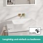 Robinet de lavabo encastré hansgrohe Tecturis E avec mitigeur monocommande économique en eau et bec de 22 - vue technique
