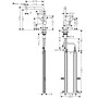 hansgrohe Talis M54 Miscelatore monocomando per cucina 270, canna estraibile, 1getto, sBox - vista dettagliata