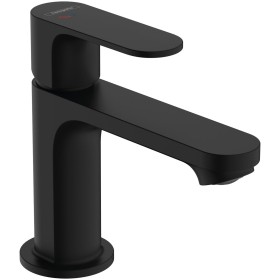 Robinet de lavabo monocommande hansgrohe Rebris S 80 CoolStart économiseur d'eau+ avec vidage à tirette