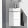 Lavabo à main LAUFEN Val 45 x 42 cm avec trou de robinet, avec trop-plein - vue technique