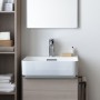 Lavabo à main LAUFEN Val 45 x 42 cm avec trou de robinet, avec trop-plein - photo produit