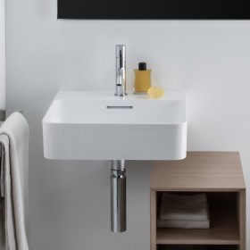Lavabo à main LAUFEN Val 45 x 42 cm avec trou de robinet, avec trop-plein