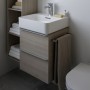 Lavabo à main LAUFEN Val 45 x 42 cm avec trou de robinet, avec trop-plein - vue détaillée
