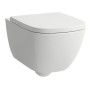 Collection de WC suspendu Palomba LAUFEN sans bride avec abattant de WC