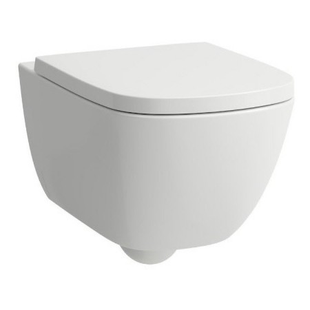 Collection de WC suspendu Palomba LAUFEN sans bride avec abattant de WC