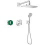 hansgrohe Croma E Brausesystem 280, 1 Strahlart mit Ecostat