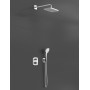 hansgrohe Croma E Brausesystem 280, 1 Strahlart mit Ecostat - Detailansicht
