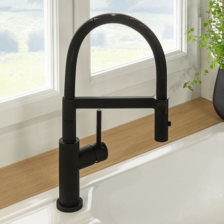 Rubinetto da cucina Villeroy & Boch Steel Expert Compact Window in acciaio inossidabile