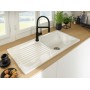Rubinetto da cucina Villeroy & Boch Steel Expert Compact Window in acciaio inossidabile - vista tecnica