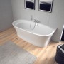 Duravit Cape Cod Badewanne Vorwandversion 190 x 90 cm - technische Ansicht