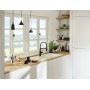 Rubinetto da cucina Villeroy & Boch Steel Expert Compact Window in acciaio inossidabile - vista tecnica