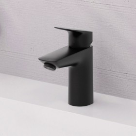 Mitigeur de lavabo monocommande hansgrohe Logis 100 avec Push-Open