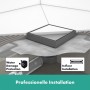 hansgrohe RainDrain Point Komplettset Punktablauf 15/15 cm rückseitig befliesbar - technische Ansicht