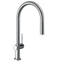 Miscelatore monocomando per cucina hansgrohe Talis M54 210, doccetta estraibile, 2 getti