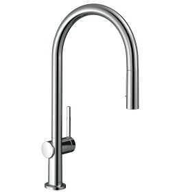 Miscelatore monocomando per cucina hansgrohe Talis M54 210, doccetta estraibile, 2 getti