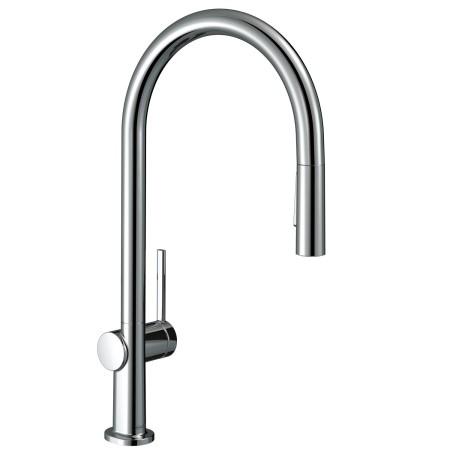 Miscelatore monocomando per cucina hansgrohe Talis M54 210, doccetta estraibile, 2 getti