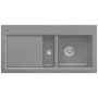 Lavello da incasso Villeroy & Boch Subway 60, scarico con azionamento manuale, vasca a destra - vista dettagliata