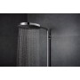 Système de douche hansgrohe Pulsify S Puro 260 1 jet, avec Ecostat Fine et pomme de douche 3 jets - vue technique