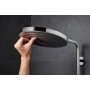 Système de douche hansgrohe Pulsify S Puro 260 1 jet, avec Ecostat Fine et pomme de douche 3 jets - vue détaillée