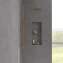 Villeroy & Boch Verve Showers Duschsystem mit drei Funktionen für Wandmontage - technische Ansicht
