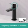 Rubinetto monocomando per lavabo hansgrohe Logis 110 Fine con scarico Push-Open - immagine prodotto