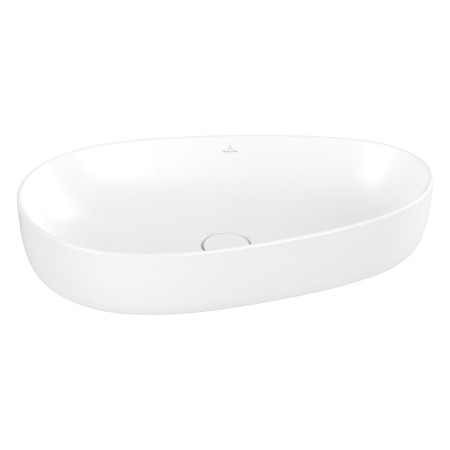 Lavabo d'appoggio Villeroy & Boch Antao 65 x 40 cm, senza troppo pieno, non levigato