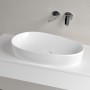 Lavabo d'appoggio Villeroy & Boch Antao 65 x 40 cm, senza troppo pieno, non levigato - vista tecnica
