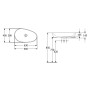 Lavabo d'appoggio Villeroy & Boch Antao 65 x 40 cm, senza troppo pieno, non levigato - immagine prodotto