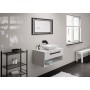Robinetterie de lavabo encastrée hansgrohe Vernis Shape, bec de 20,5 cm - vue technique