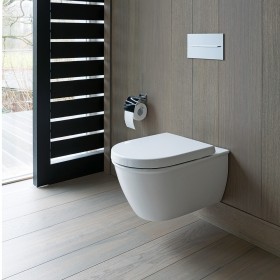 Duravit Darling New WC sospeso a scarico profondo, senza bordo