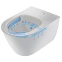 Duravit Darling New WC sospeso a scarico a pavimento, senza bordo - vista tecnica