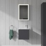 Duravit ME by Starck Lavabo meuble avec trop-plein 43 cm - vue technique