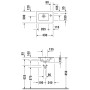 Lavabo meuble Duravit ME by Starck avec trop-plein 43 cm