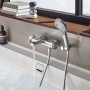 Supporto doccia a mano rotondo Villeroy & Boch Universal Showers - vista tecnica