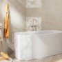 hansgrohe Tecturis S Einhebel-Wannenarmatur bodenstehend - Detailansicht