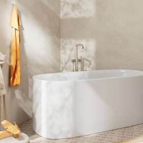 Rubinetteria per vasca da bagno a pavimento hansgrohe Tecturis S monocomando