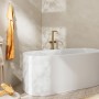 hansgrohe Tecturis S Einhebel-Wannenarmatur bodenstehend - Detailansicht