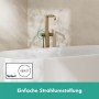 hansgrohe Tecturis S Einhebel-Wannenarmatur bodenstehend - technische Ansicht