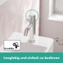 hansgrohe Tecturis S Robinet sur Pied 80 avec Poignée à Levier pour Eau Froide ou Pré-mélangée sans Bonde - vue technique