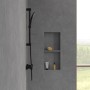 Set doccia universale Villeroy & Boch con tre funzioni per montaggio a parete - vista tecnica