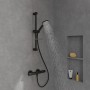 Set doccia universale Villeroy & Boch con tre funzioni per montaggio a parete