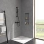 Set doccia universale Villeroy & Boch con tre funzioni per montaggio a parete - vista dettagliata