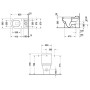 Combinazione WC a pavimento Duravit Starck 3 - immagine prodotto