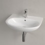 Lavabo Villeroy & Boch O.novo 60 x 46 cm, con troppopieno - vista tecnica
