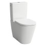 LAUFEN MEDA WC a terra per combinazione, senza bordo di scarico - vista dettagliata