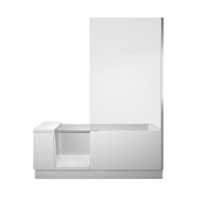 Duravit Shower & Bath Dusch-Badewanne für Nische, Glas rechts 170 x 75 cm