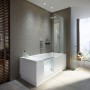 Vasca-doccia Duravit Shower & Bath per nicchia, vetro a destra 170 x 75 cm - vista dettagliata