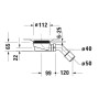 Duravit Sustano Duschwannenablauf Ablaufleistung 0,45 l/s - Detailansicht